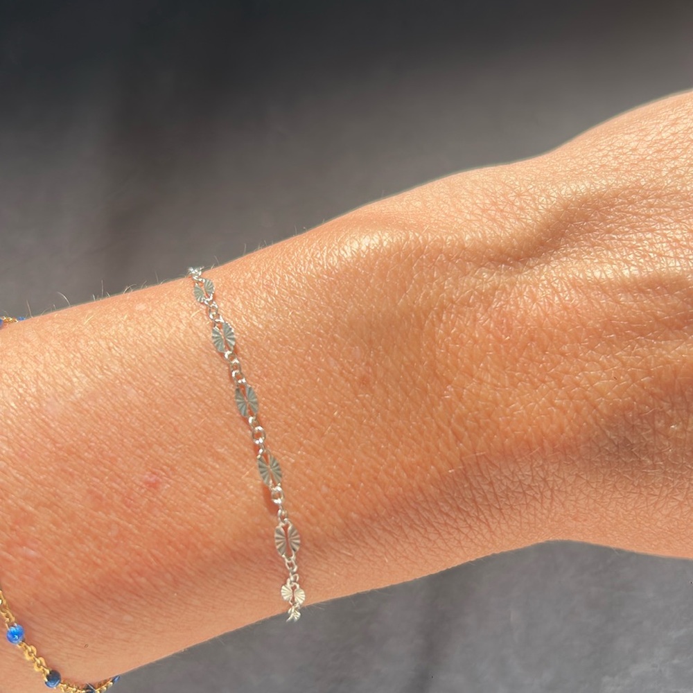 Sterling silver bracelet - dainty and beautiful